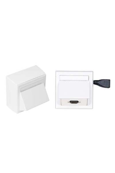 VivoLink Wall Connection Box HDMI + AMP, with Thorsman wall box .