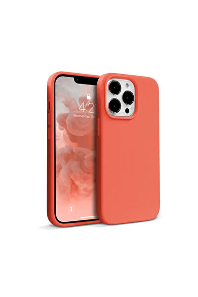 Crong Husă colorată - Etui iPhone 13 Pro (coral)
