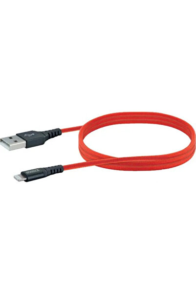 Schwaiger USB-Kabel 2.0 St. A->Apple Lightning 1,20m Rot
