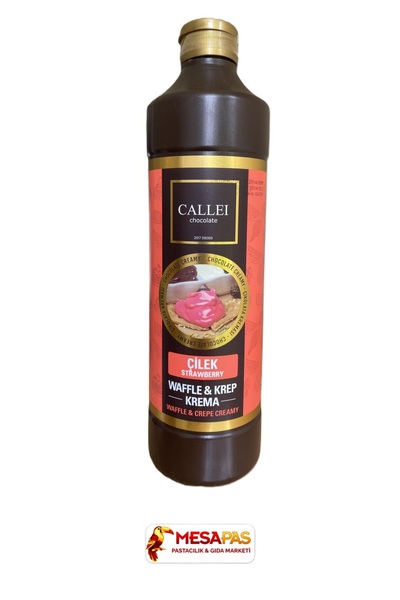 Callei Chocolate Çilekli Waffle & Pankek & Krep Sosu 1 Kg