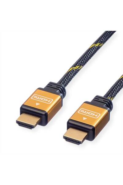 Roline Cablu HDMI de mare viteză, auriu, M/M, 5 metri