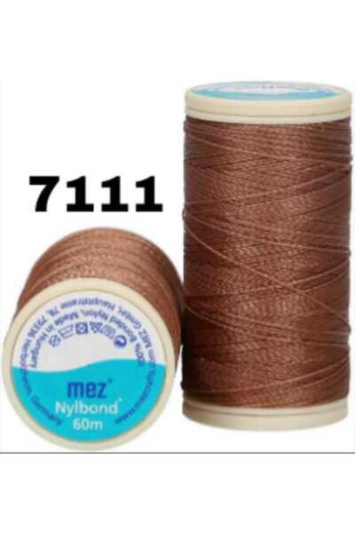 Nylbond Ekstra Sağlam Naylon Iplik, 7111 Koyu Tarçın - Boncuk, Takı Ipliği, Kopmayan Iplik 60 Metre