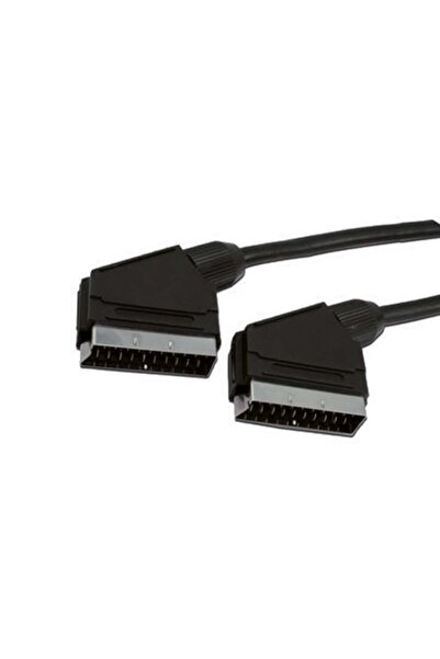 MediaRange Conector cablu SCART 20pol St/St 1,40m negru
