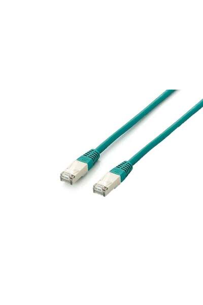 EQUIP Cablu patch Cat6A Plat.S/FTP 2xRJ45 1.00m verde LSZH Polybeutel