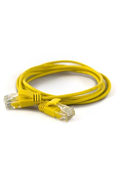 Wantec Cablu patch UTP CAT6a d=2,8mm 0,25m galben