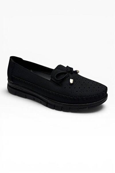 Ayzen A709-26 Laser Print Leather Bow Ultra Soft Women's Shoes