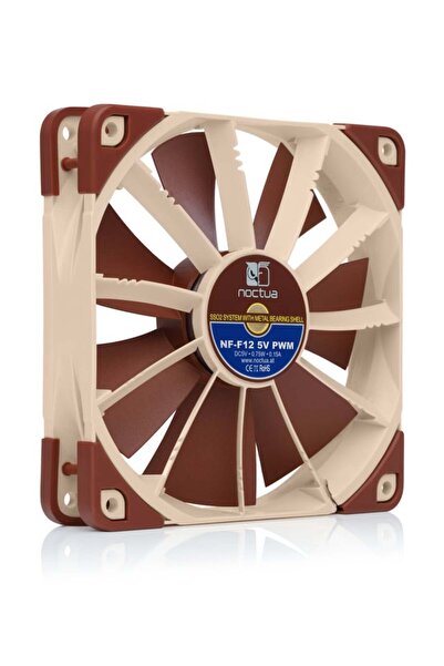 Noctua Supapă√ ° tor NF-F12 5V PWM, 120mm, hnƒõd√ °