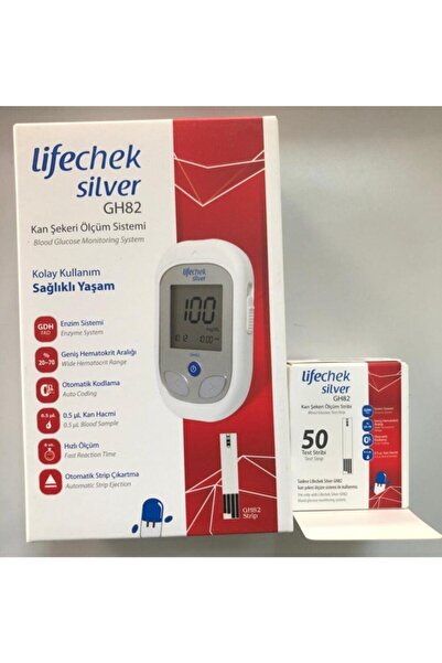 lifechek Silver Gh82 Şeker Ölçüm Cihazı ve 50 Strip