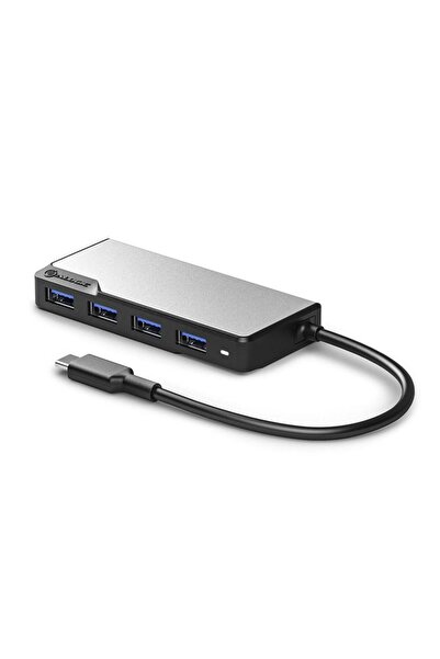 Alogic Fusion Swift Hub USB-C cu 4 porturi Gri Spațial