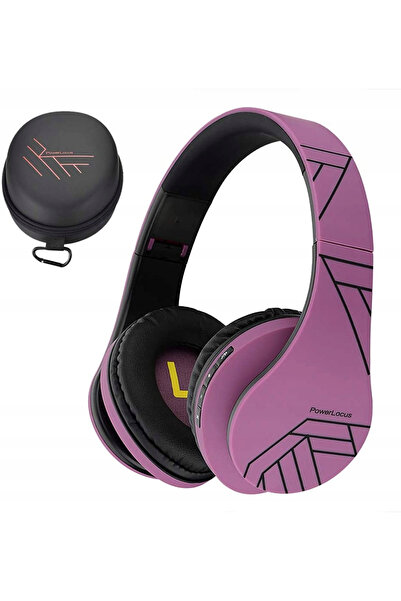 PowerLocus Căști Bluetooth P2 Negru/Mov