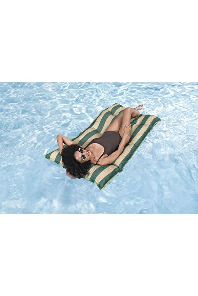 BESTWAY EVERLUXE Lüks Kumaş Kaplamalı Deniz Yatağı, Taşıma Saplı 1.83m x 90cm...