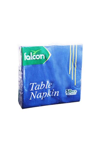 Falcon مناديل طاولة زرقاء 50 قطعة