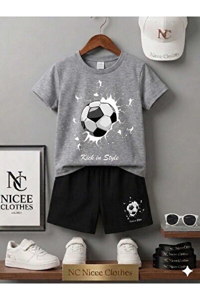 NC Nicee Clothes ΚΑΛΟΚΑΙΡΙΝΟ ΠΑΙΔΙΚΟ ΜΠΛΟΥΖΑΚΙ ΚΑΙ ΣΟΡΤΣ UNISEX (ΜΕ ΛΕΥΚΗ ΣΤΑ...