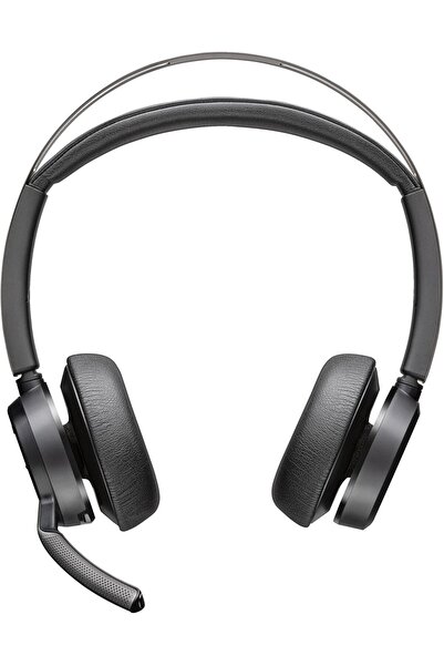 HP Căști POLY Voyager Focus 2 USB-C-C + Adaptor USB-C/A + Suport de încărcare