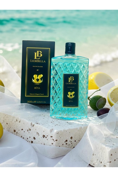 LiorBella Rüya Cam Şişe Parfüm Kolonya 200ml - Lüks Tasarım Premium Koku Bayr...