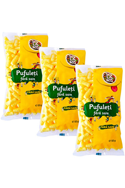 Solaris Plant Package Non-GMO Corn Puffs without salt, 100% natural, 3x50gr