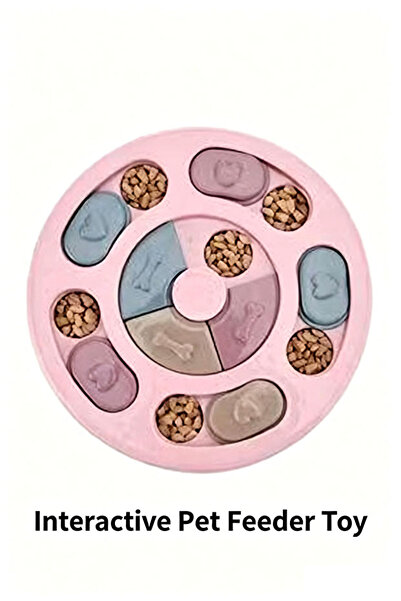 Meng tuo Dog slow food leaking food turntable puzzle hidden food training toy...