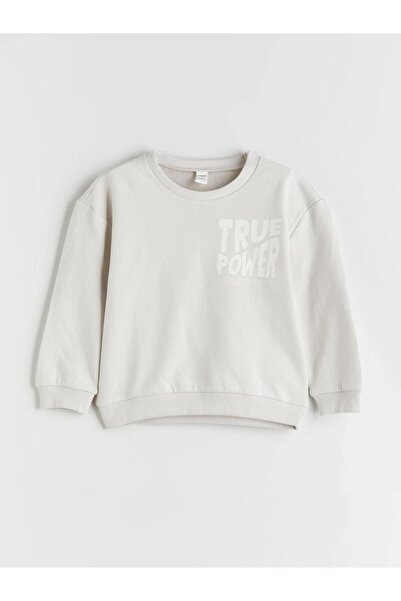 LC Waikiki Text Printed Boys' Sweatshirt