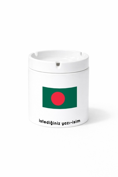 Kirbi Reklam Country Bd Bangladesh Bangladesh Flag Flag Printed Ashtray Ashtr...