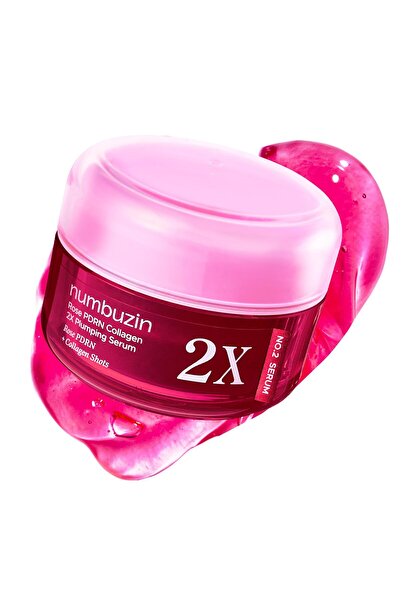 Numbuzin No.2X Rose PDRN Collagen Plumping Serum, Collagen Spicule Serum for ...