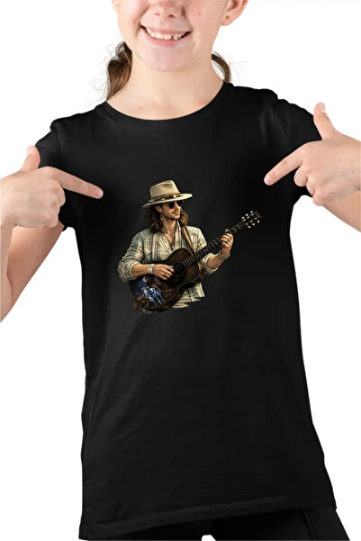 OEM Детска тениска за момичета Kaleo Guitar