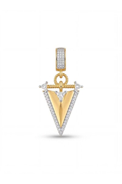 Swen Collection Zirkon Taşlı Üçgen Charm
