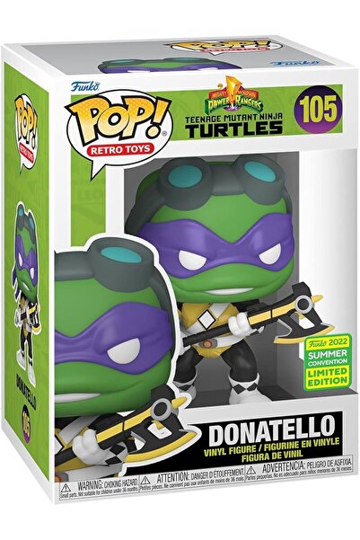Funko Pop! Teenage Mutant Ninja Turtles Vinyl Figure Donatello in Black Power...