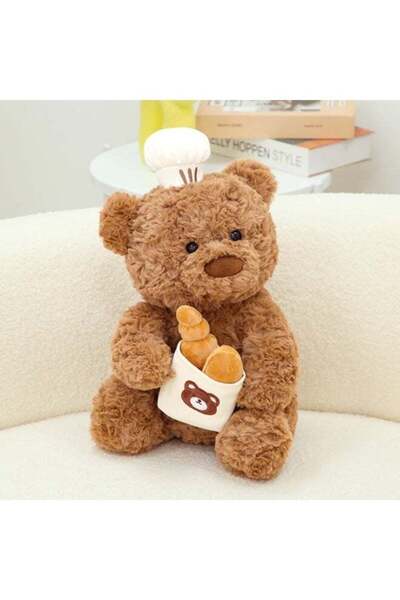 Arabest Chef Teddy Bear Stuffed Animal,Cute Plush Toy,Soft,Holds Toast Bread ...