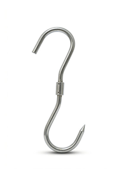 Generic Stainless Steel Meat Hook 24cm - Heavy Duty - Butcher Kitchen