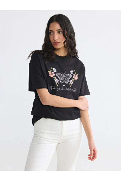 LC Waikiki Crew Neck Printed Women's T-Shirt
