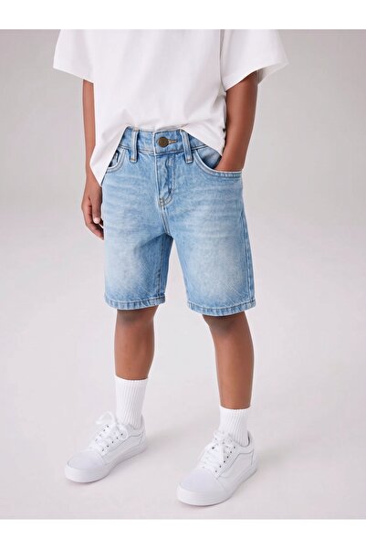 Tinymuyt Erkek Çocuk Denim Kot Şort Mavi