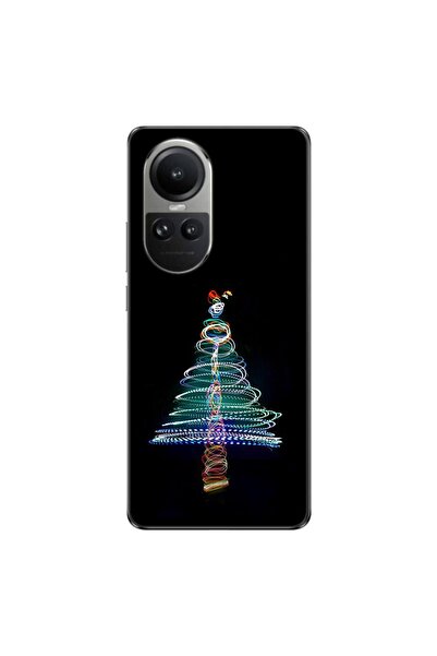 OEM Husa compatibila cu Oppo Reno10 5G Silicon Gel Tpu Model Craciun Brad Neon