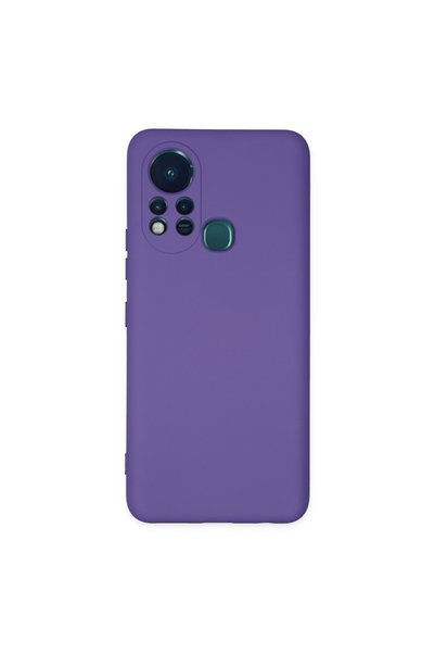 Generic Brand Infinix Hot 11S Compatible Case Nano Velvet Silicone - Purple