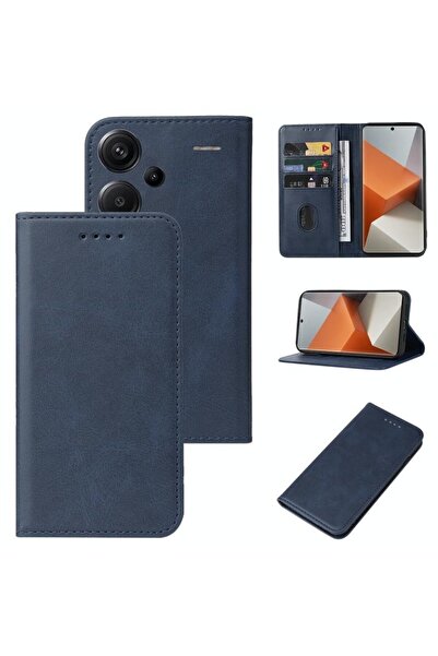 sscase Closure Magnetic Leather Θήκη Πορτοφόλι Blue (Xiaomi Redmi Note 13 Pro...