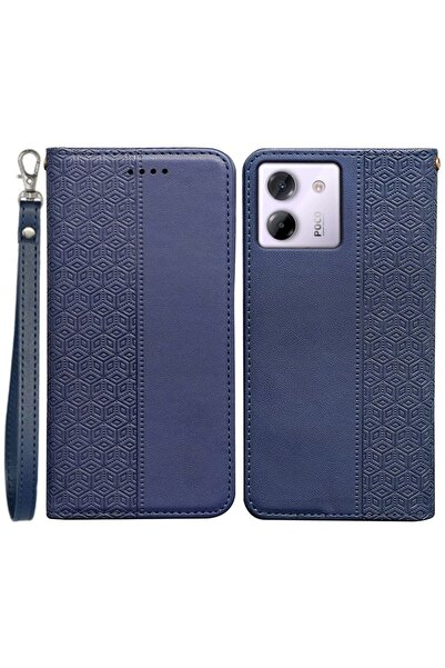 sscase Cubes Θήκη Βιβλίο Blue (Xiaomi Poco M7 Pro 5G)