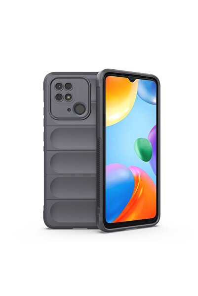 sscase Magic Shield TPU + Flannel θήκη Σιλικόνης Dark Grey (Xiaomi Redmi 10C)