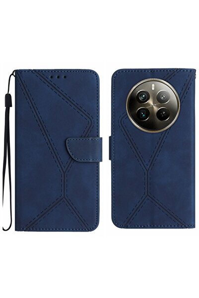 sscase Stitching Embossed Θήκη Πορτοφόλι Blue (Realme 12 Pro 5G / 12 Pro Plus...