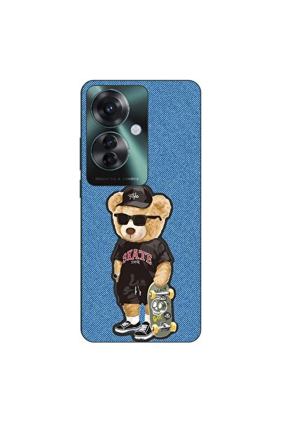 OEM Husa compatibila cu Oppo Reno11 F 5G Silicon Gel Tpu Model Bear Skate Fas...