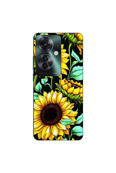 OEM Husa compatibila cu Oppo Reno11 F 5G Silicon Gel Tpu Model Floarea Soarel...