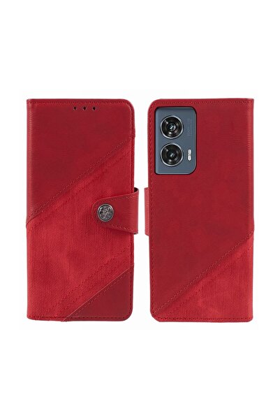 sscase Color Contrast Θήκη Πορτοφόλι Red (Motorola Edge 50 Fusion 5G)