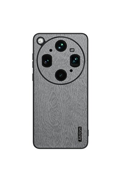 sscase Wood Texture Σκληρή Θήκη Grey (Oppo Find X9 Ultra 5G)