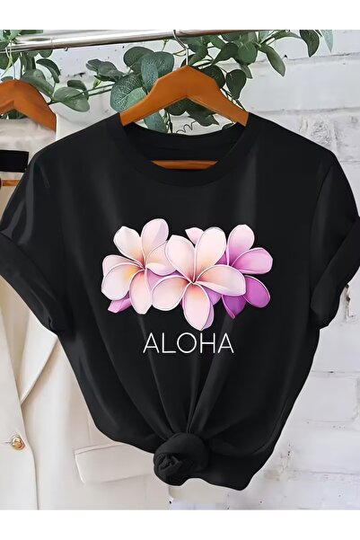 puolikuu Tricou unisex cu croială confortabilă, cu panglică și imprimeu dublu