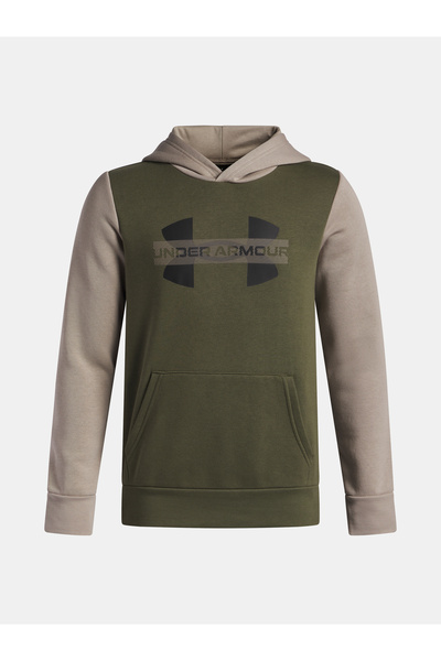 Under Armour Hanorac băiețesc UA Rival Flc Cblck Grphc HD-GRN