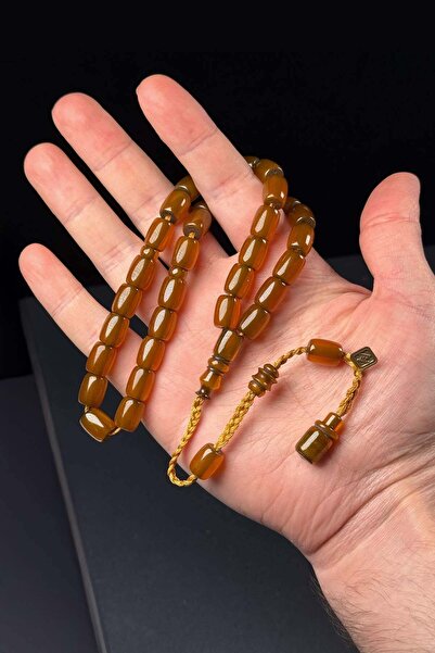 TESBİHKENTİ سبحة من الكهرمان المحبوك ذات الشراشيب العتيقة للاستخدام الممتع