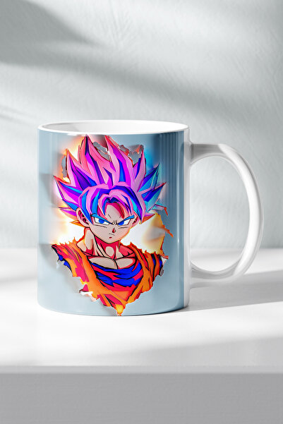 DekorHane Dragon Ball Anime Figured Porcelain, Son Goku Vegeta Themed, Gift T...