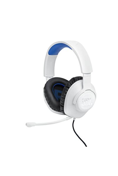 JBL Căști de gaming Quantum 100P, Microfon detașabil, Jack de 3.5mm, 1.2m, Al...