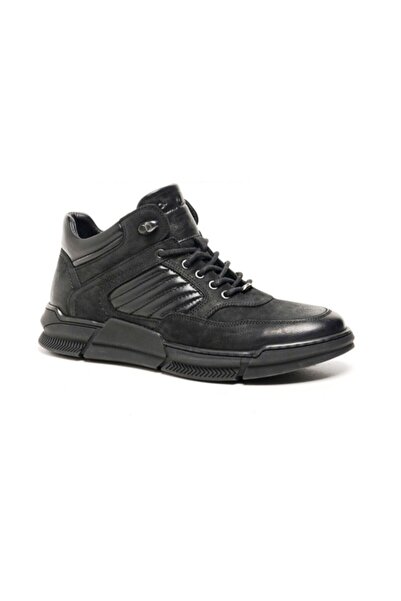 Pierre Cardin Winter Waterproof Lace-Up Men's Boots Black Durable Shoes