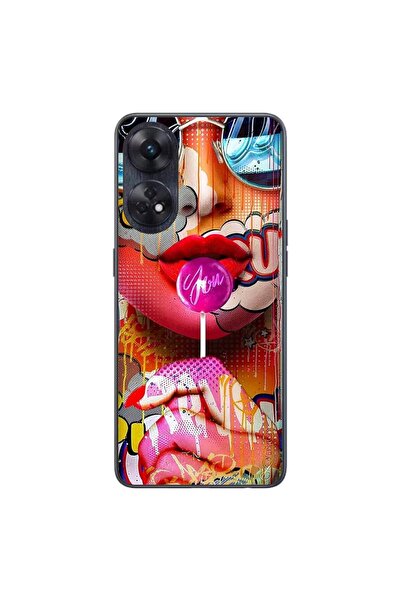OEM Case compatible with Oppo Reno8 T 4G Silicone Gel Tpu Pattern Pop Art Lol...
