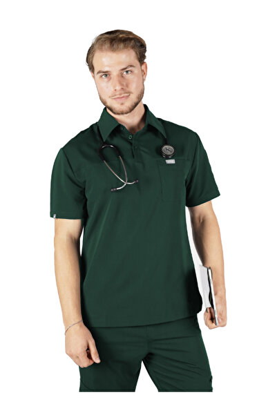 VITA UNIFORM Polo Yakalı VITA Scrubs Medikal Forma Erkek Üst Giyim