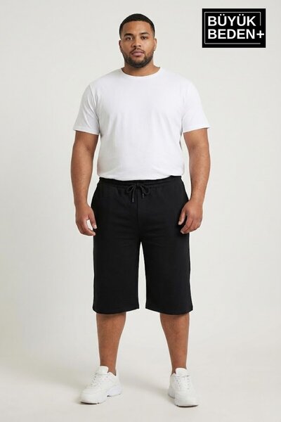 Superlife Men's Plus Size Shorts 3Xl-6Xl Relaxed Fit Below Knee Casual Shorts...